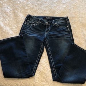 EUC Silver Aiko Bootcut Jeans 31W/3L Hemmed to 30